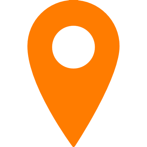 Google Maps Orange Location Pin Image