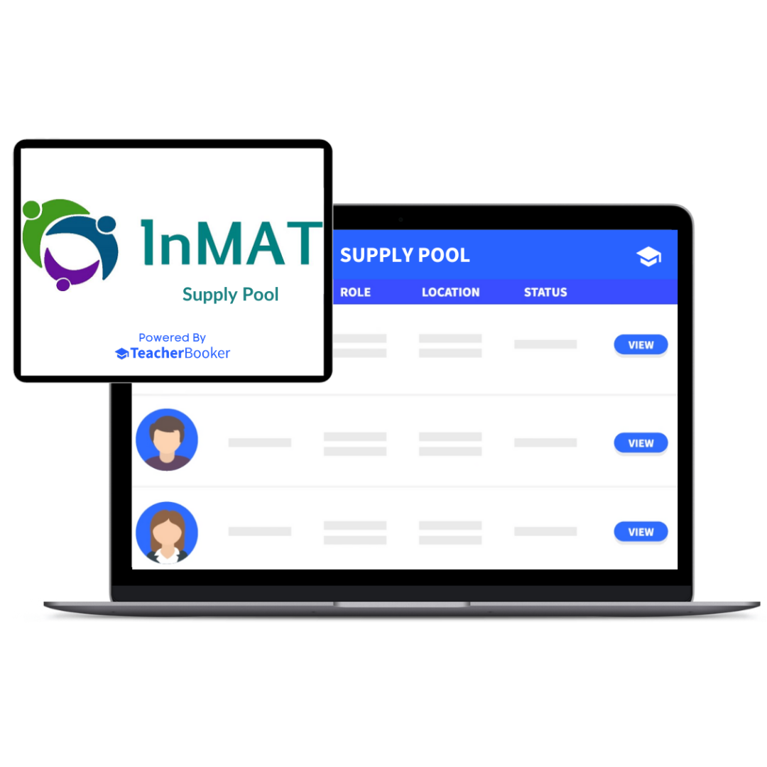 An image showing the INMAT supply pool on a laptop and tablet